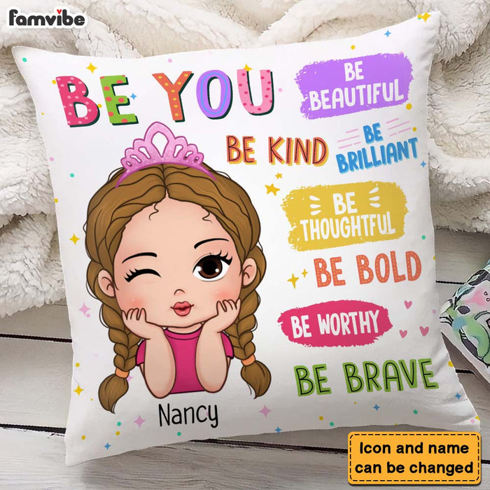 Personalized Gift For Granddaughter Be You Affirmations Pillow 28584 1