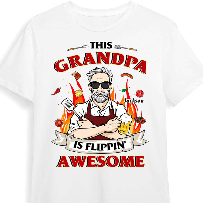 Personalized Gift For Grandpa Flippin Awesome Man Shirt - Hoodie - Sweatshirt 28588 1