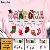 Personalized Gift For Grandma Christmas Socks Shirt - Hoodie - Sweatshirt 28590 thumb 1