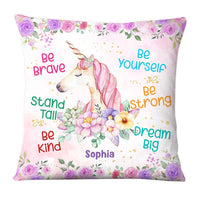 Personalized Gift For Granddaughter Unicorn Affirmations Pillow 28591 thumb 1