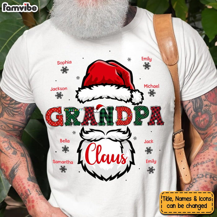 Personalized Grandpa Claus Shirt - Hoodie - Sweatshirt 28592 1