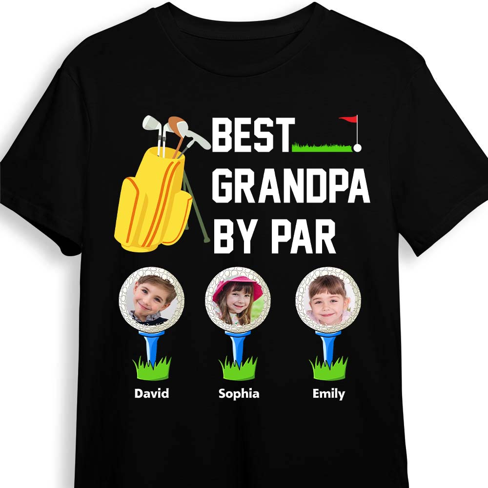 Personalized Gift For Grandpa By Par Golfing Golf Shirt Hoodie Sweatshirt 28595 Primary Mockup