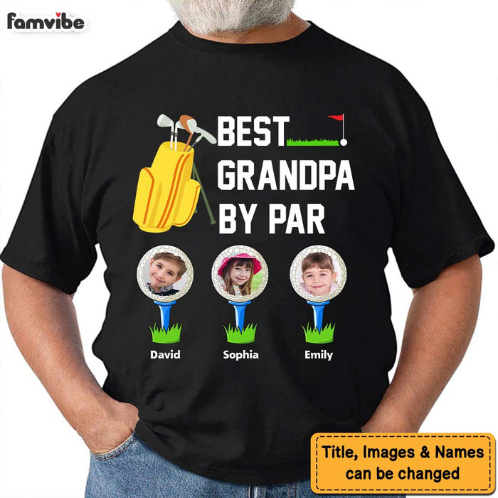 Personalized Gift For Grandpa By Par Golfing Golf Shirt - Hoodie - Sweatshirt 28595 1
