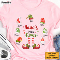 Personalized Christmas Gift For Grandma Little Elves Shirt - Hoodie - Sweatshirt 28598 thumb 1
