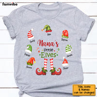Personalized Christmas Gift For Grandma Little Elves Shirt - Hoodie - Sweatshirt 28598 thumb 1