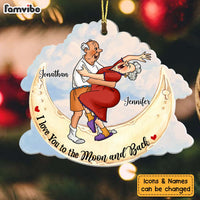 Personalized I Love You To The Moon And Back Couple Ornament 28600 thumb 1
