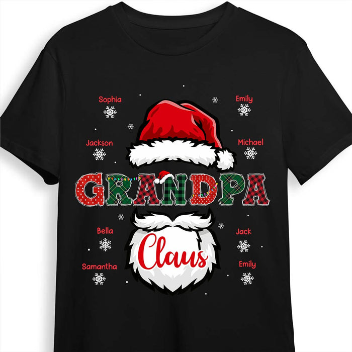 Personalized Grandpa Claus Shirt - Hoodie - Sweatshirt 28611 1