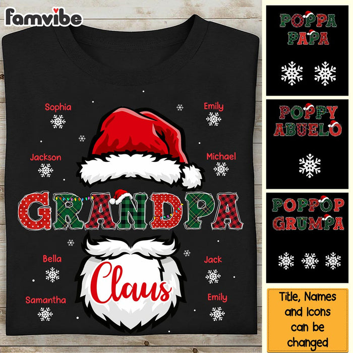 Personalized Grandpa Claus Shirt - Hoodie - Sweatshirt 28611 1