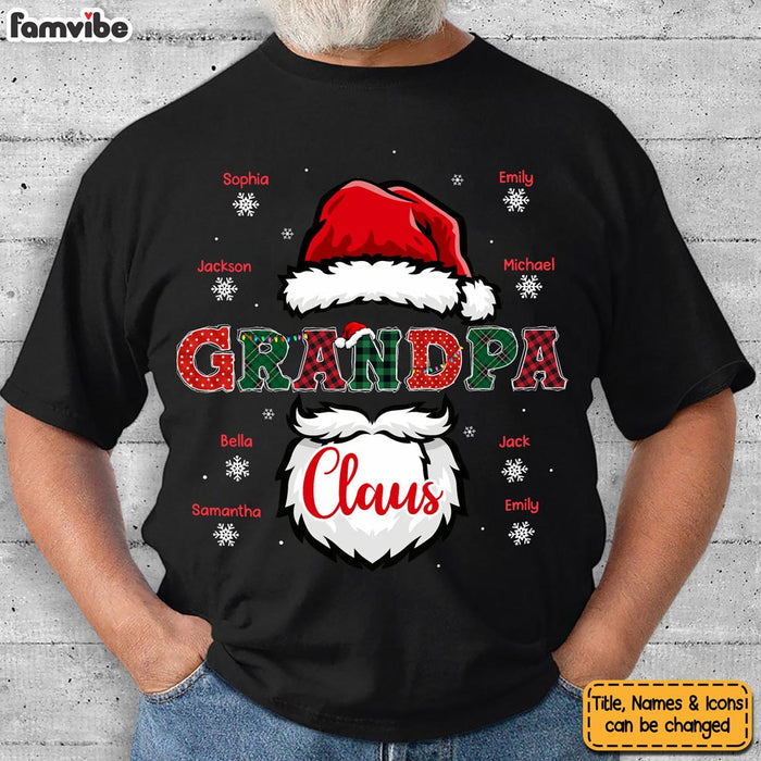 Personalized Grandpa Claus Shirt - Hoodie - Sweatshirt 28611 1