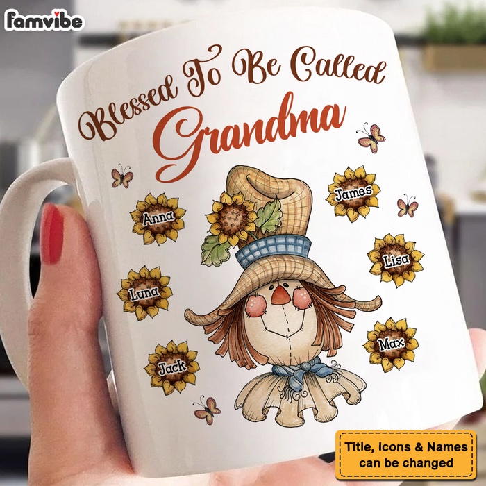 Personalized Gift For Grandma Blessed To Be Called Mug 28617 1