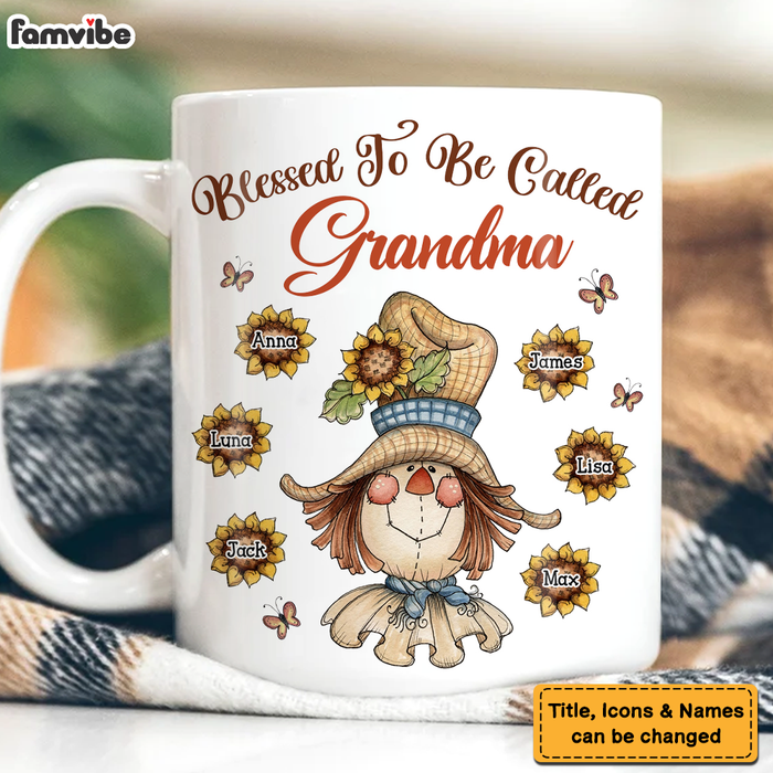 Personalized Gift For Grandma Blessed To Be Called Mug 28617 1