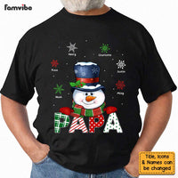 Personalized Grandpa Snowman Shirt - Hoodie - Sweatshirt 28623 thumb 1