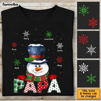 Personalized Grandpa Snowman Shirt - Hoodie - Sweatshirt 28623 thumb 1