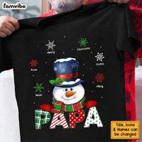Personalized Grandpa Snowman Shirt - Hoodie - Sweatshirt 28623 thumb 1