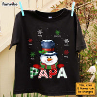 Personalized Grandpa Snowman Shirt - Hoodie - Sweatshirt 28623 thumb 1