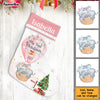 Personalized Baby Gift My First Christmas Elephant Stocking 28624 1