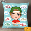 Personalized Gift For Grandson I Am Kind Pillow 28627 1