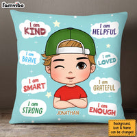 Personalized Gift For Grandson I Am Kind Pillow 28627 thumb 1