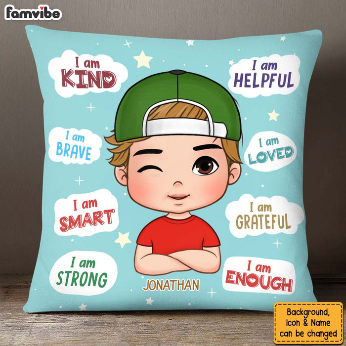 Personalized Gift For Grandson I Am Kind Pillow 28627 1