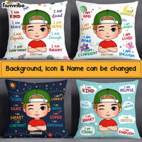 Personalized Gift For Grandson I Am Kind Pillow 28627 thumb 1