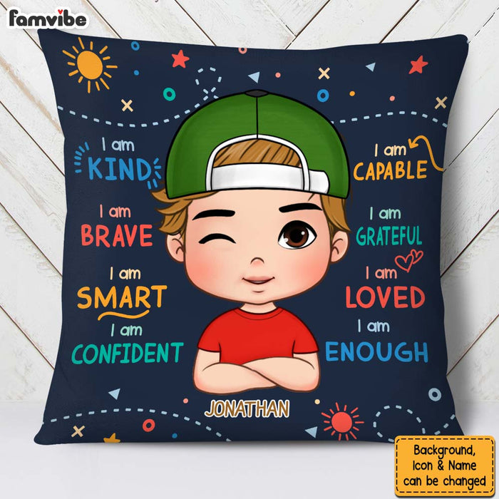 Personalized Gift For Grandson I Am Kind Pillow 28627 1