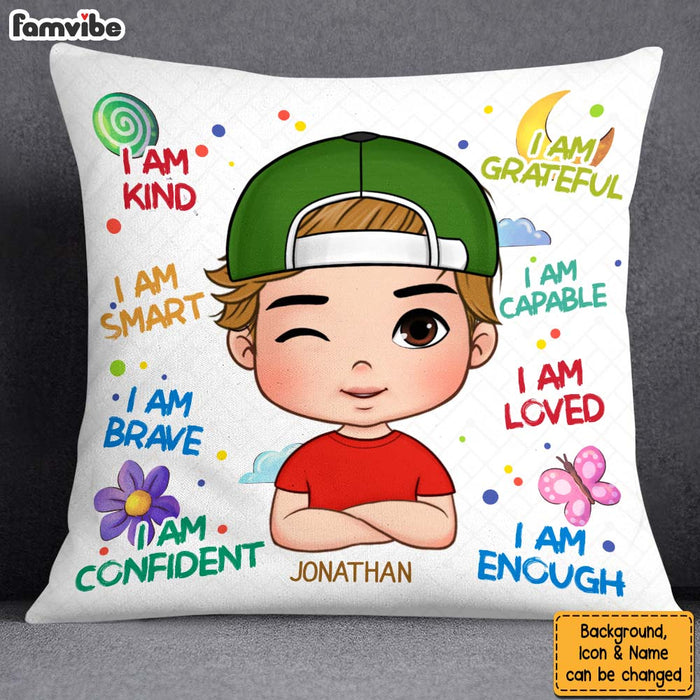 Personalized Gift For Grandson I Am Kind Pillow 28627 1