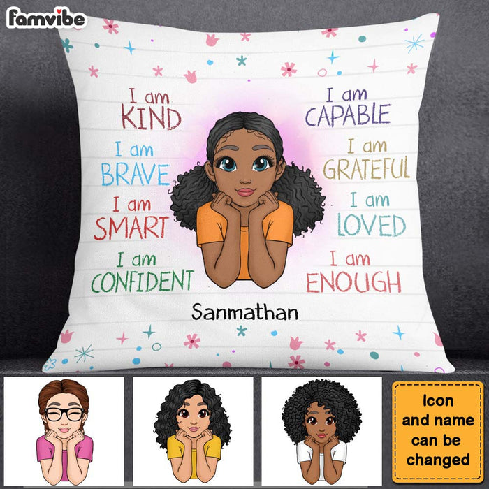 Personalized Gift For Granddaughter I Am Kind Pillow 28628 1