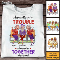 Personalized Gift For Senior Friends Trouble Together Shirt - Hoodie - Sweatshirt 28630 thumb 1