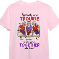 Personalized Gift For Senior Friends Trouble Together Shirt - Hoodie - Sweatshirt 28630 thumb 1