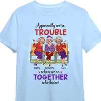 Personalized Gift For Senior Friends Trouble Together Shirt - Hoodie - Sweatshirt 28630 thumb 1