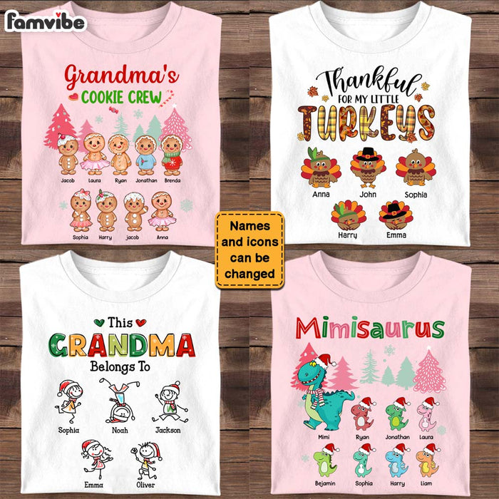 Personalized Gift For Grandma Shirt - Hoodie - Sweatshirt 28640 1