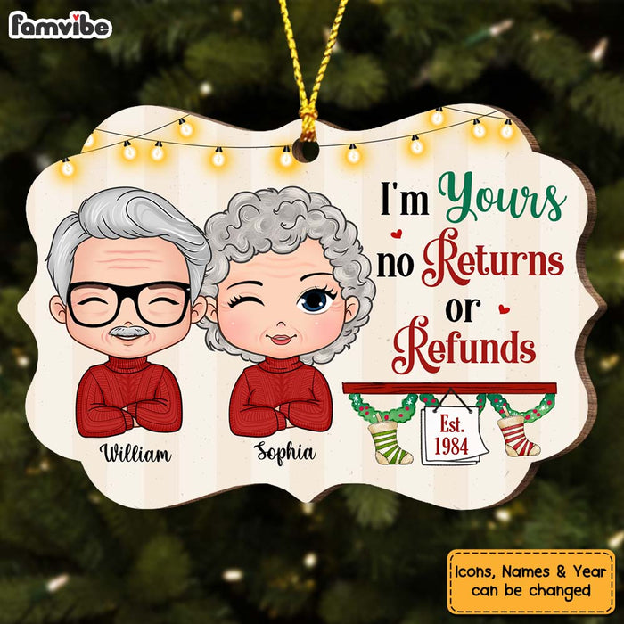 Personalized Christmas Gift For Couple I'm Yours Benelux Ornament 28646 1