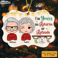 Personalized Christmas Gift For Couple I'm Yours Benelux Ornament 28646 thumb 1