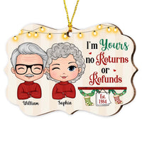 Personalized Christmas Gift For Couple I'm Yours Benelux Ornament 28646 thumb 1