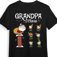 Personalized Gift For Grandpa Claus Christmas Shirt - Hoodie - Sweatshirt 28648 thumb 1