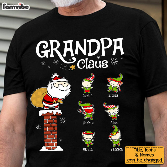 Personalized Gift For Grandpa Claus Christmas Shirt - Hoodie - Sweatshirt 28648 1