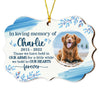 Personalized Dog Memorial Gift In Loving Memory Sympathy Benelux Ornament 28650 1