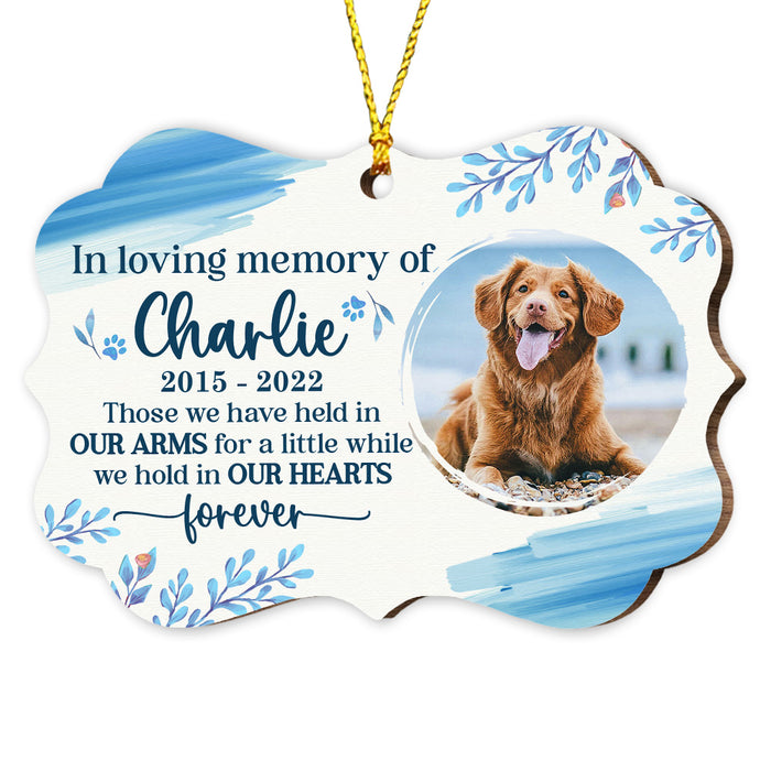 Personalized Dog Memorial Gift In Loving Memory Sympathy Benelux Ornament 28650 1