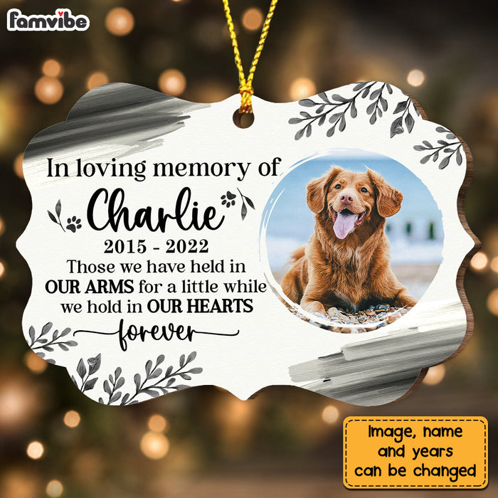Personalized Dog Memorial Gift In Loving Memory Sympathy Benelux Ornament 28650 1