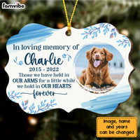 Personalized Dog Memorial Gift In Loving Memory Sympathy Benelux Ornament 28650 thumb 1