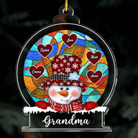 Personalized Gift For Grandma Snowman Ornament 28651 thumb 1