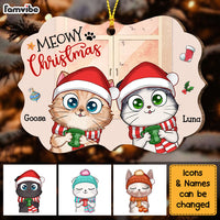 Personalized Gift For Cat Mom Meowy Christmas Benelux Ornament 28657 thumb 1