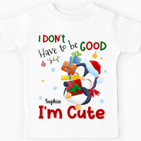 Personalized Gift For Granddaughter I'm Cute Christmas Penguin Kid T Shirt 28666 thumb 1