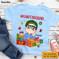 Personalized Christmas Gift For Grandson Santa Squad Kid T Shirt 28672 thumb 1