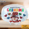 Personalized Blessed To Be Called Grandma Plate 28680 1
