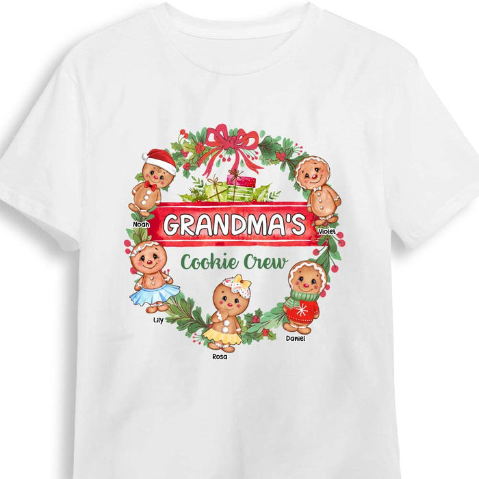 Personalized Christmas Gift For Grandma Cookie Crew Shirt - Hoodie - Sweatshirt 28682 1