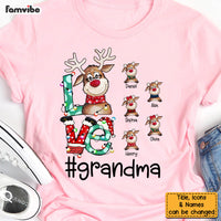 Personalized Christmas Gift For Grandma Reindeer Shirt - Hoodie - Sweatshirt 28684 thumb 1