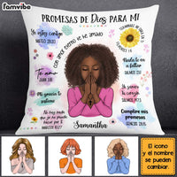Personalized Gift For Daughter Promesas De Dios Para Mi Spanish Pillow 28687 thumb 1