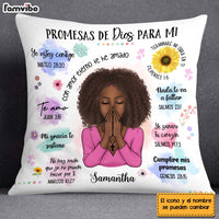 Personalized Gift For Daughter Promesas De Dios Para Mi Spanish Pillow 28687 thumb 1