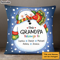 Personalized  This Grandpa Belongs To Pillow 28691 thumb 1